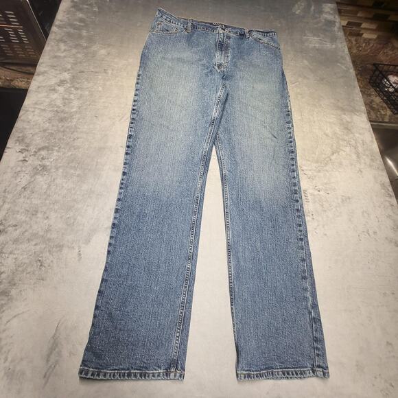 Arizona Jean Co Other - Arizona Jean Co Jeans Mens 38x34 Blue Relaxed Straight Stretch Denim Medium Wash